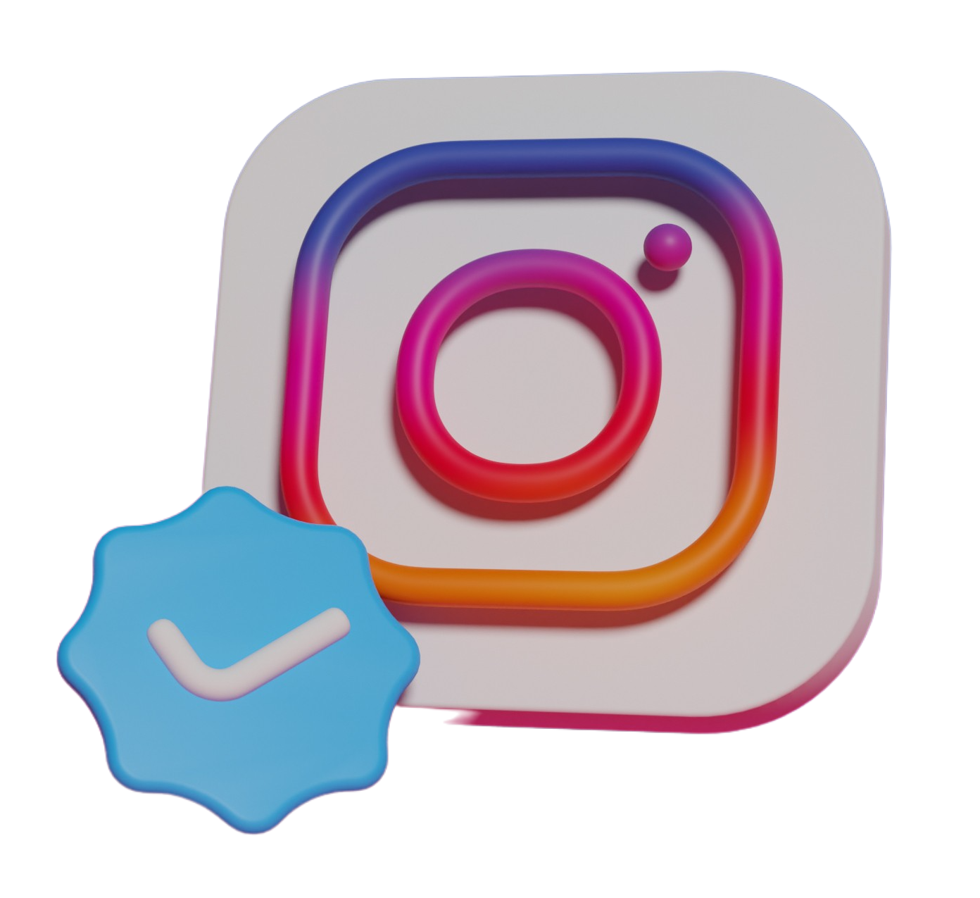 Instagram logo 3d Black and White Stock Photos & Images - Alamy